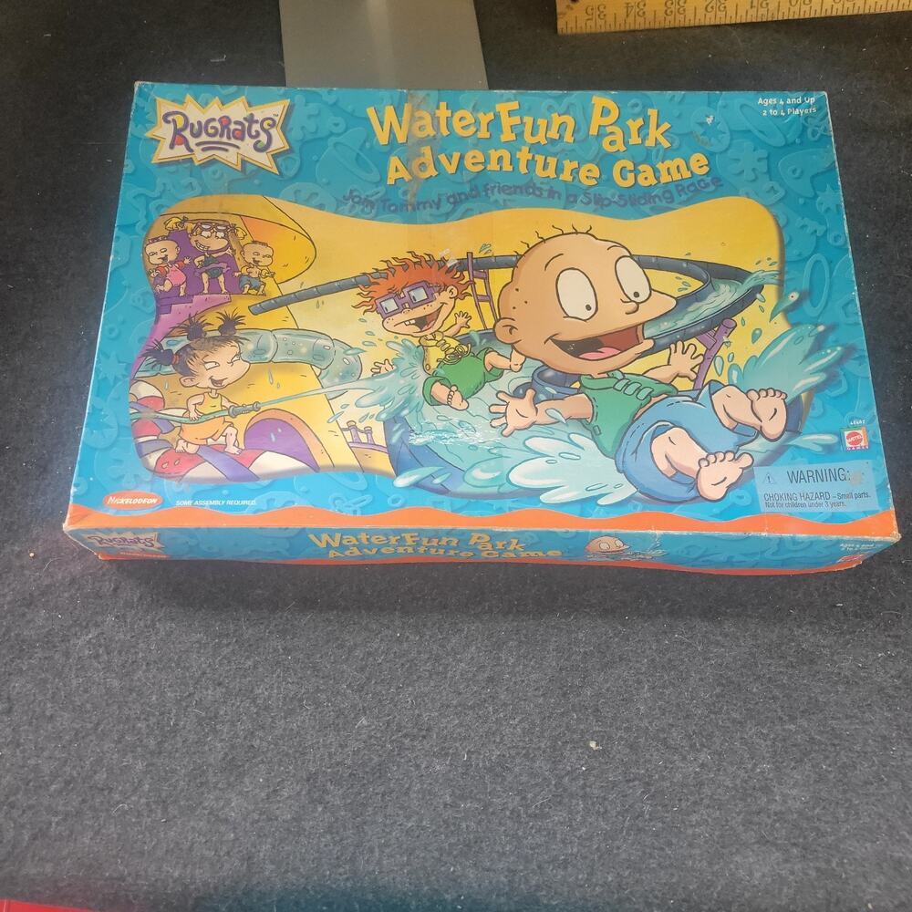 Nickelodeons The Rugrats Water Fun Park Adventure Game COMPLETE IN BOX